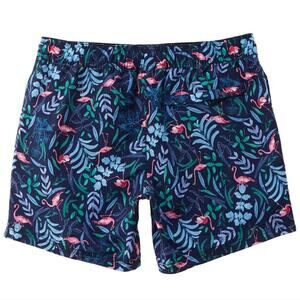 NWT Joules Heston Navy Pink Flamingo Swim Trunks size XL